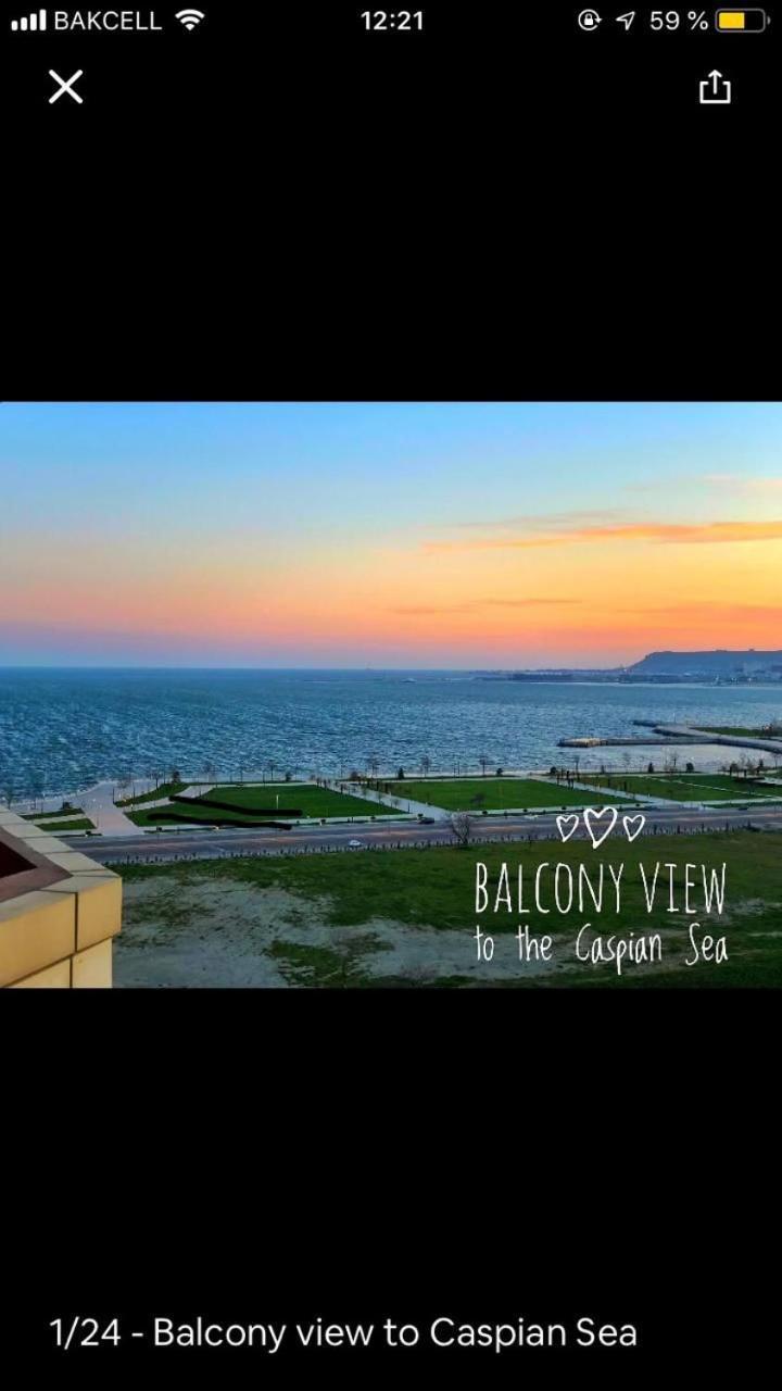Sea View Couple Apartmant At Boulvard,Near Nizami Street Baku Exteriör bild